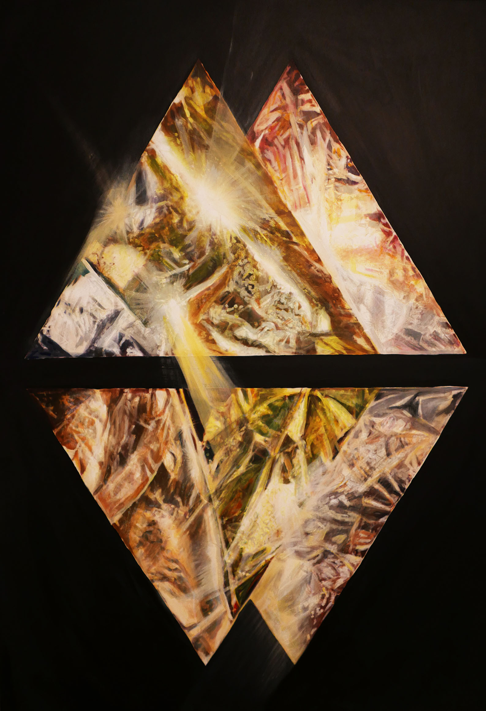 Esa's speed, 90/ 65 cm, acrylic, oil on canvas, 2018