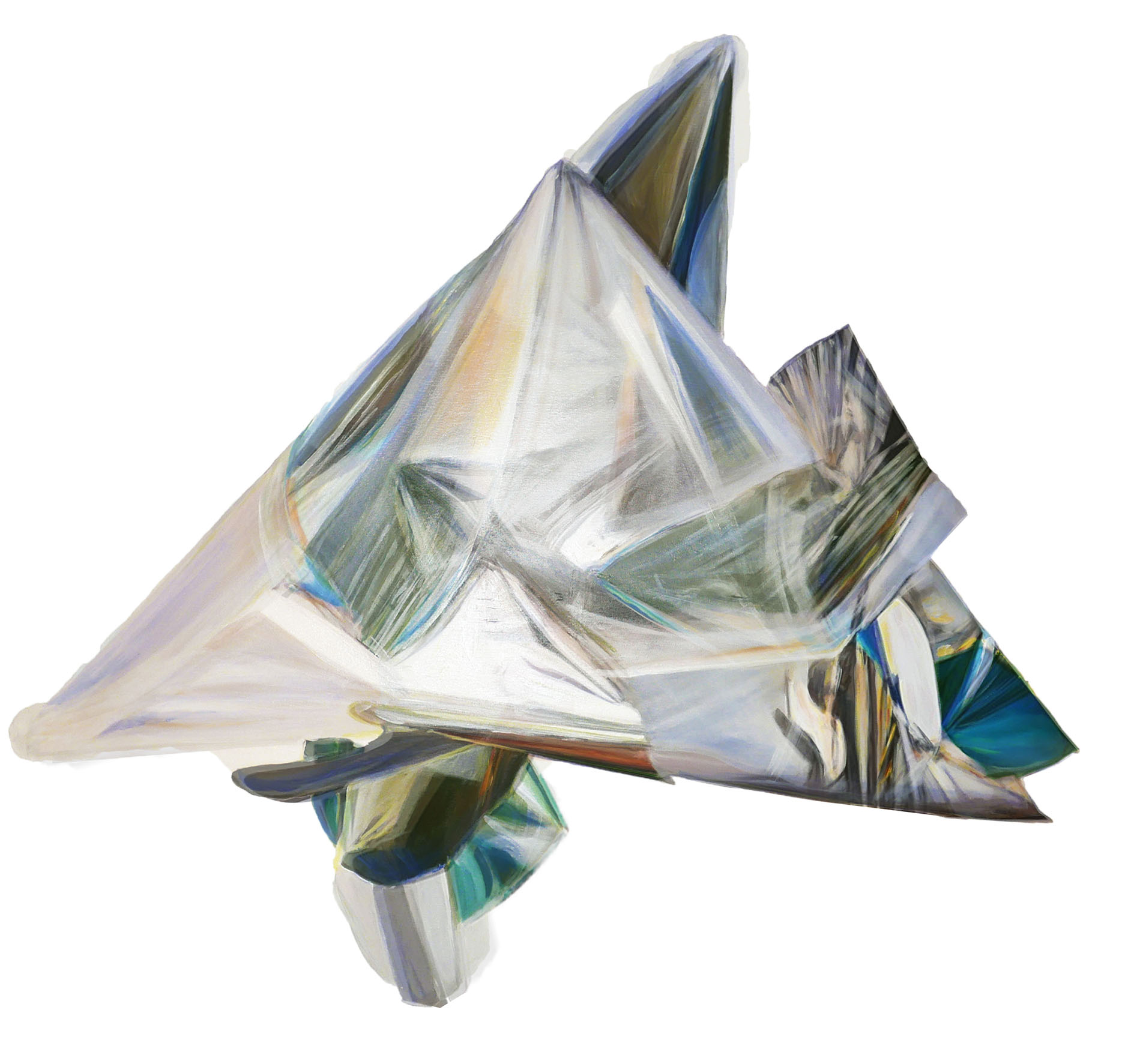 Sustain Pan, 85/ 80 cm, acrylic, oil on canvas, 2018